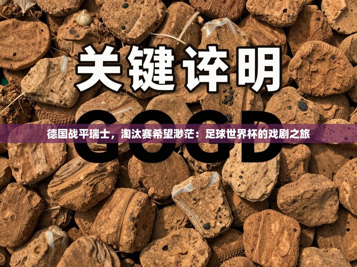 德国战平瑞士,淘汰赛希望渺茫:足球世界杯的戏剧之旅 第1张